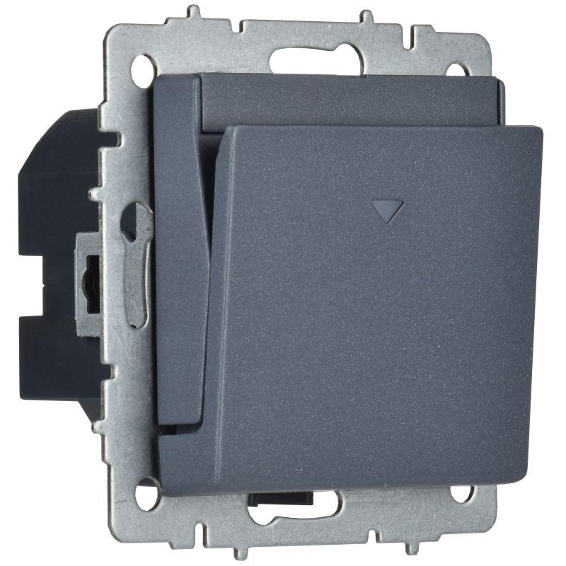 Выключатель карточный BRITE 30А ВС10-1-8-БрМ механизм маренго IEK BR-V11-0-10-K35