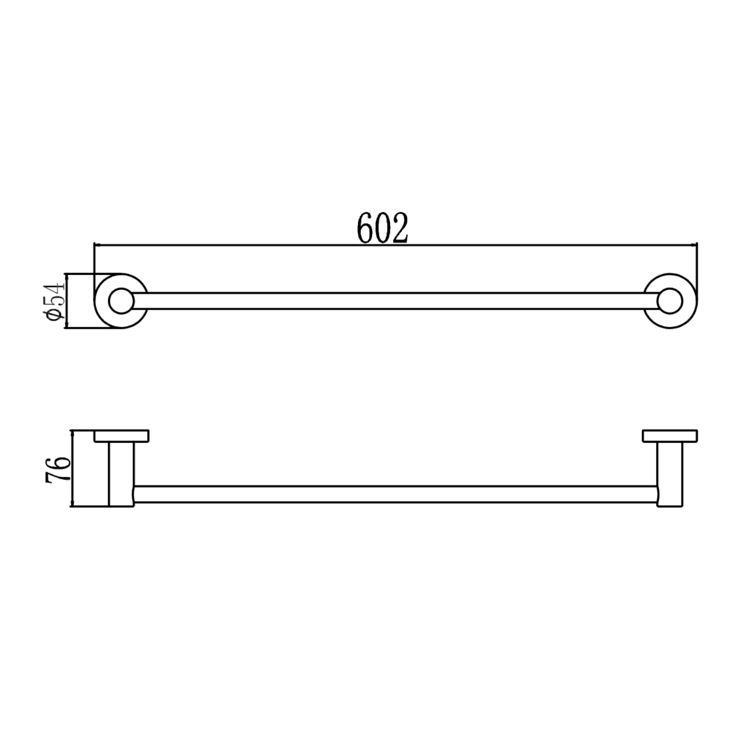 Полотенцедержатель Savol S-005624, сатин