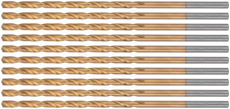 Сверло HSS по металлу удлиненные титановое покрытие 3.5х112мм (уп.10шт) FIT 34235