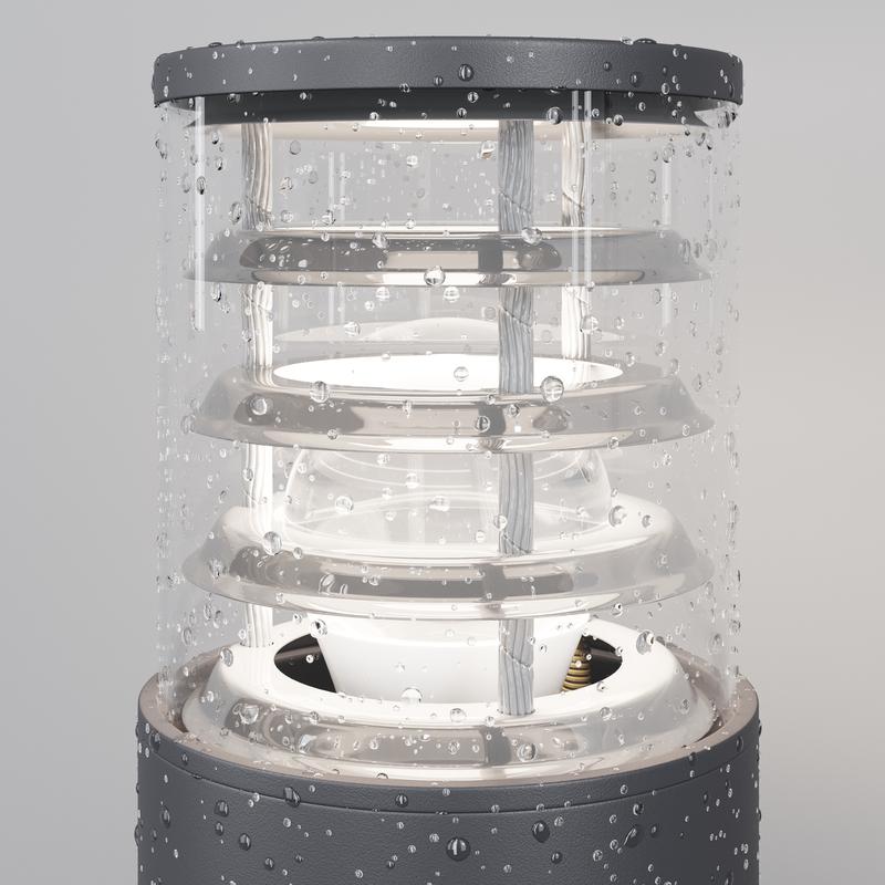 Светильник Bronx 1х60Вт E27 IP54 ландшафтный Maytoni O576FL-01GR