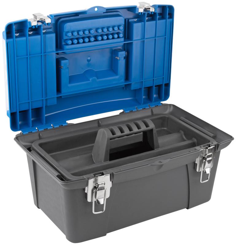 Ящик для инструментов 410мм с металлическим замком MOS 65538М