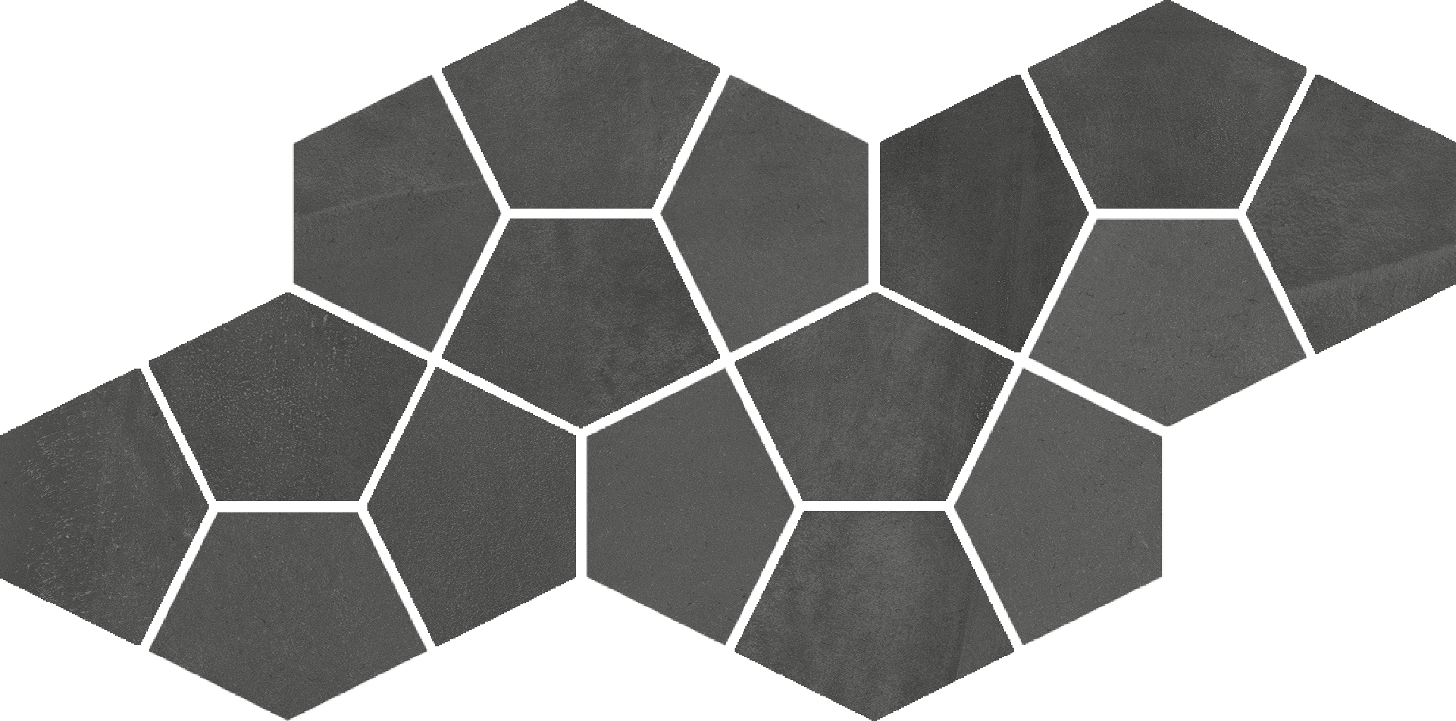 Мозаика под бетон Italon Континуум черный (620110000185)
