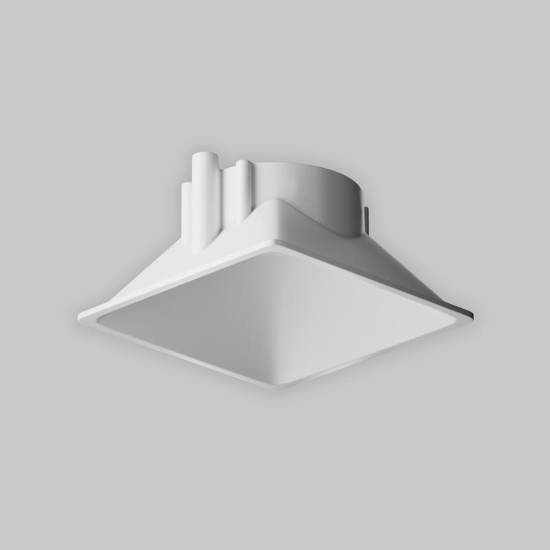 Рамка-отражатель декоративная для светильников Alfa LED бел. Maytoni Ring8-10W-SQ-W