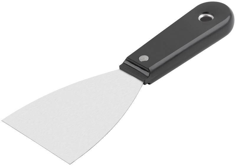 Шпатель с пластиковой ручкой полированный 3дюйм (75мм) FIT 06280