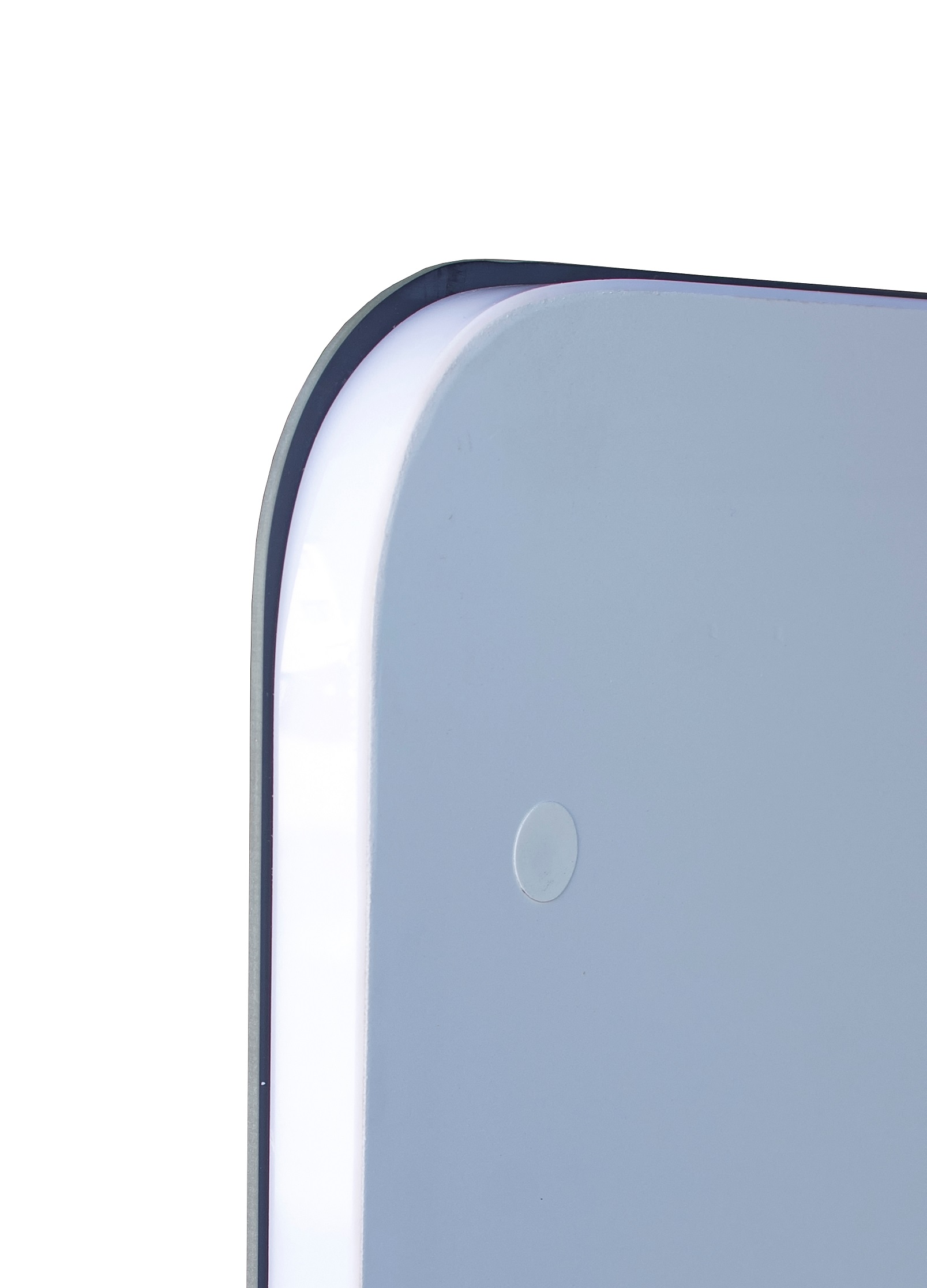 Зеркало-шкаф "Каре 55*80 левое" с подсветкой, сенсор на зеркале