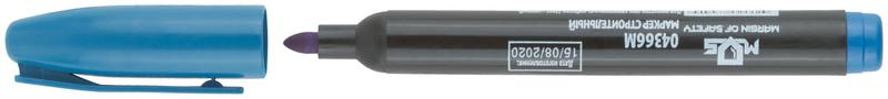 Маркер перманентный строительный син. MOS 04366М