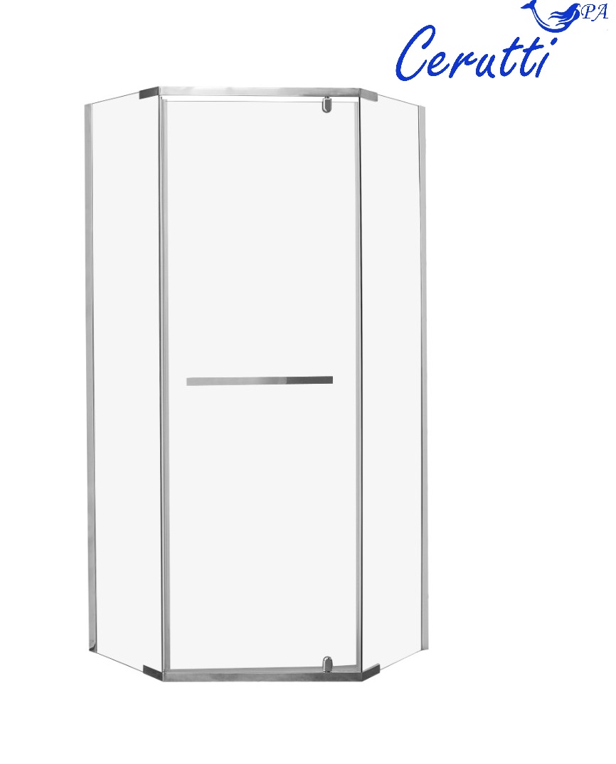 Ограждение CHIKA ZP101T душевое Ceruttispa без поддона (100x100x195)