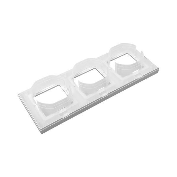 Рамка 3-м Эпика IP44 пластик алюм. EKF UP1-FPA-03-44