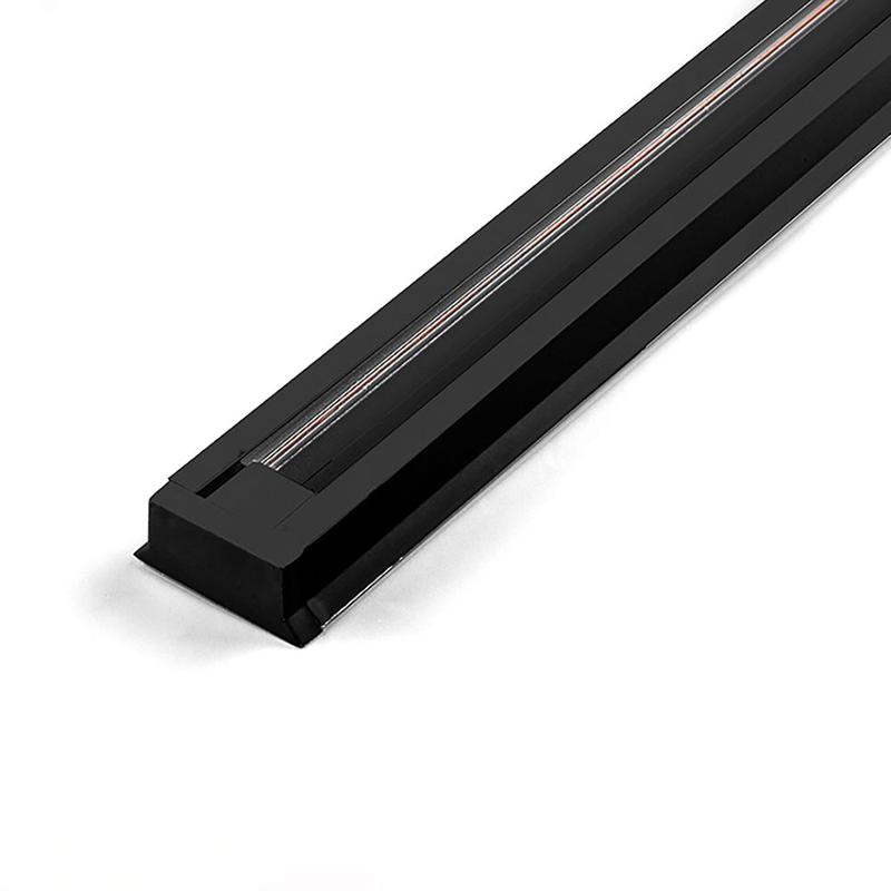 Шинопровод для трековых светильников черн. 1м в наборе токоввод заглушка крепление CAB1003 FERON 10340