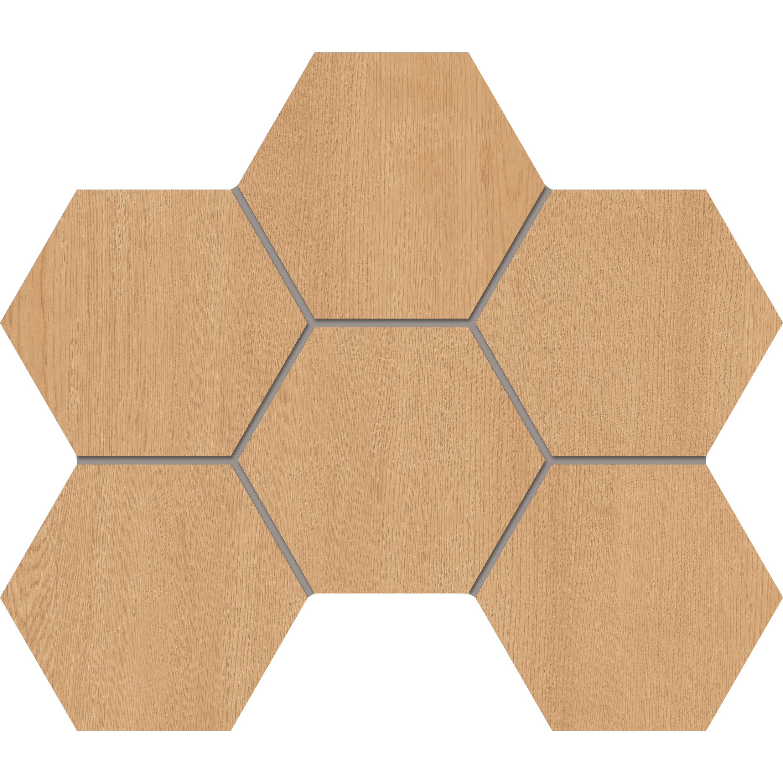 Мозаика под дерево Estima Classic Wood бежевый (Mosaic/CW04_NR/25x28.5/Hexagon)