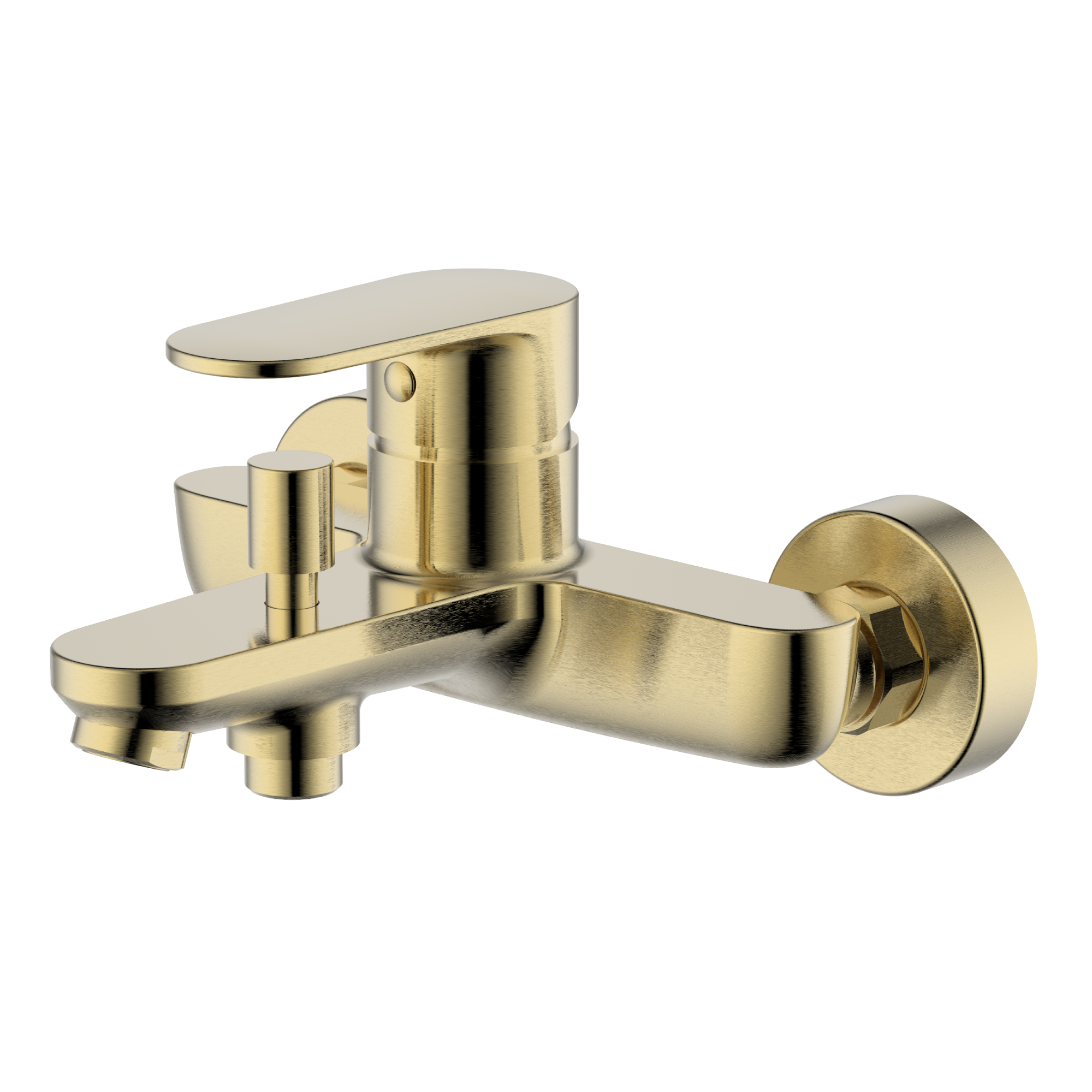 Смеситель Aquatek НИКА  для ванны AQ1840BG    золото шлифованное