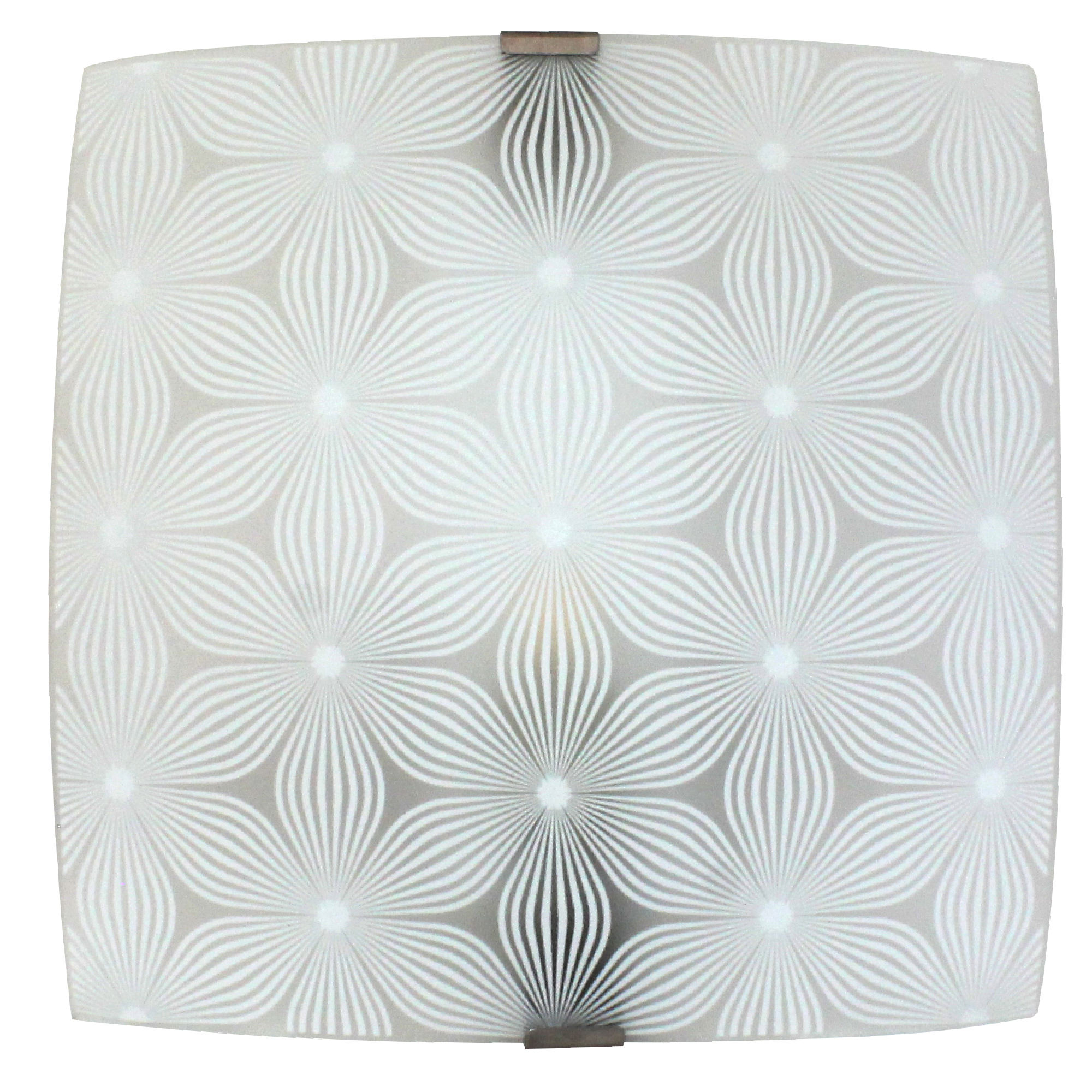 Светильник Васильки300х300 НПБ 09-60-003 М83 матовый белыйкл.штамп металлик ИУ