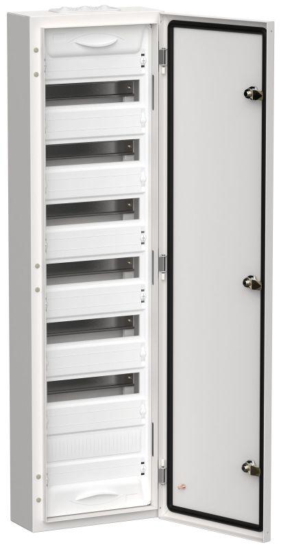 Корпус металлический ЩРн-84 (1х84) 1085х310х140 IP54 бел. (одна дверь) TITAN 5 IEK TI5-50-N-084-54