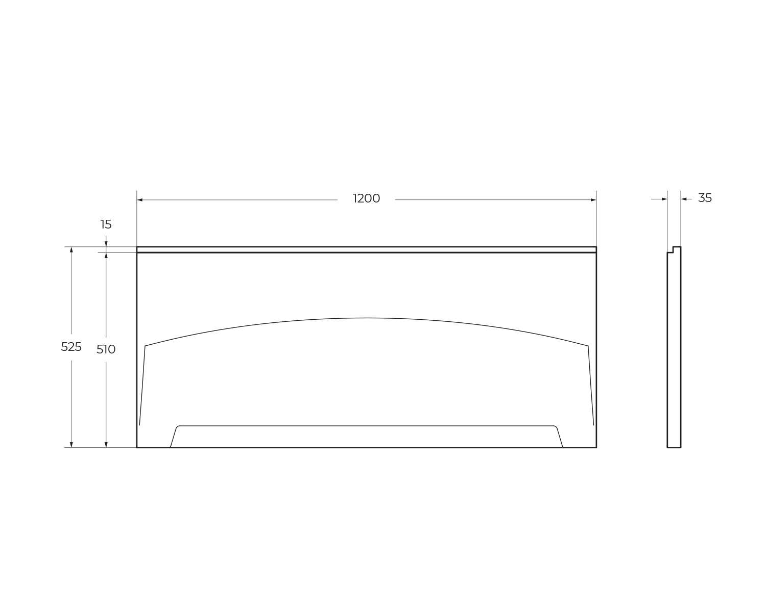 Передняя панель для акриловой ванны с комплектом крепежа для установки на каркасе ECO-120-F-SCR-W37