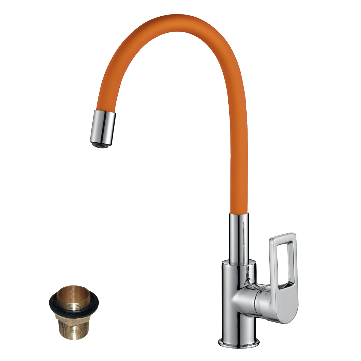 Смеситель для кухонной мойки Rossinka Z (Z35-35U-Orange)