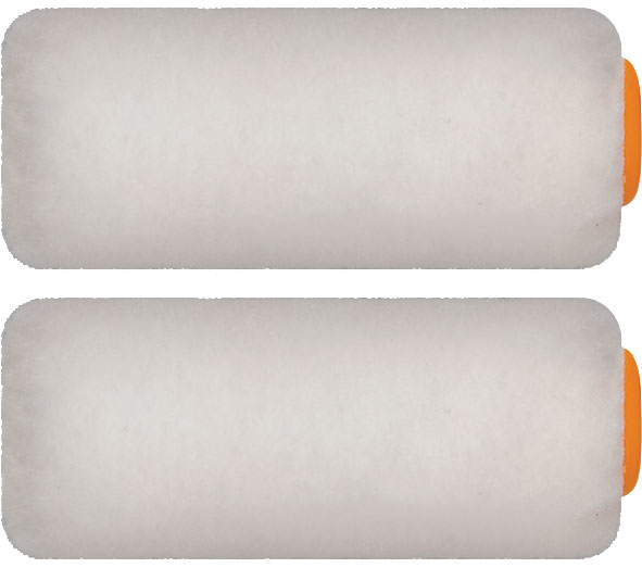 Валик, ядро 15 мм, полиэстр филт, ворс 6 мм, под 6 мм ручку, 2 шт., 50 мм