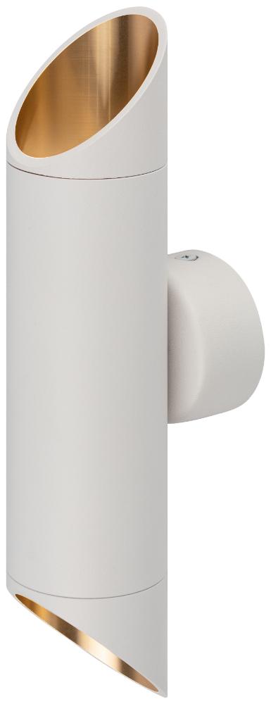 Светильник настенный WL52 WH/GD 2*GU10 2*12Вт IP20 белый, золото