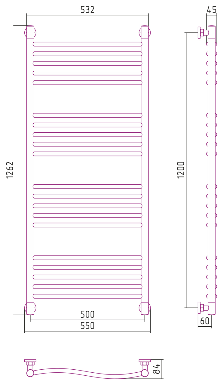 ДР "ФЛЮИД+" 1200х500 (Золото) 03-0222-1250