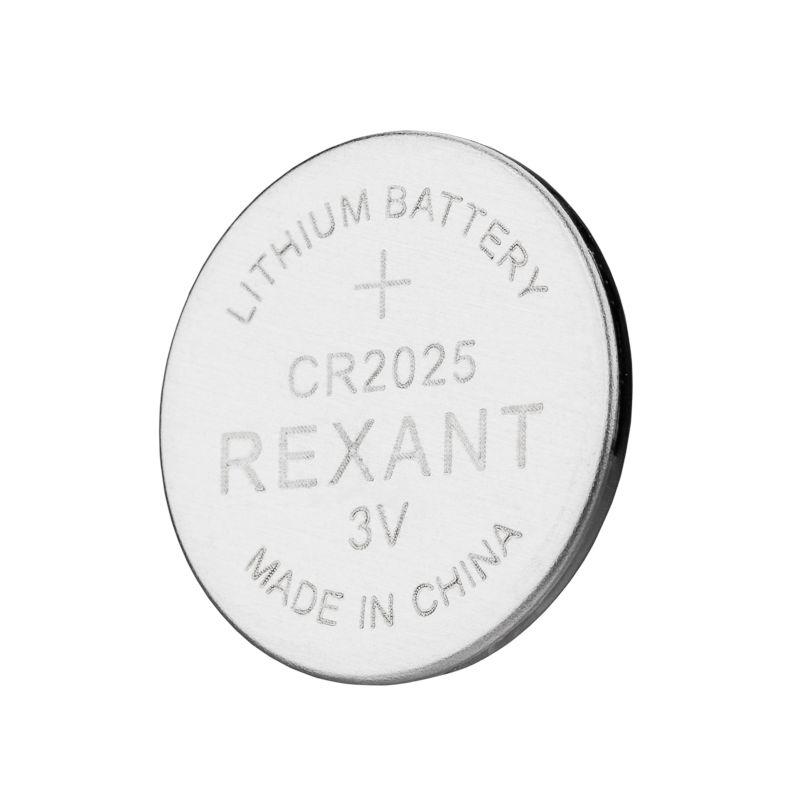 Элемент питания литиевый CR2025 3В (блист.5шт) Rexant 39-1107