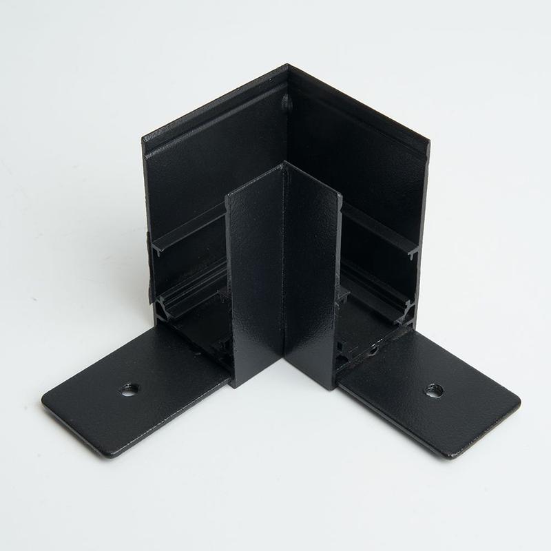 Соединитель угловой для низковольтного накладного шинопровода черн. LD2001 FERON 41977