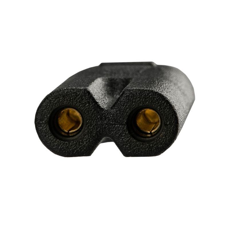 Шнур сетевой вилка угловая-евроразъем С7 кабель 2xх075кв.мм длина 1.5м (PVC пакет) Rexant 11-1104