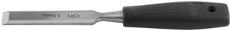 Стамеска CrV с пластиковой ручкой 18мм FIT 43118