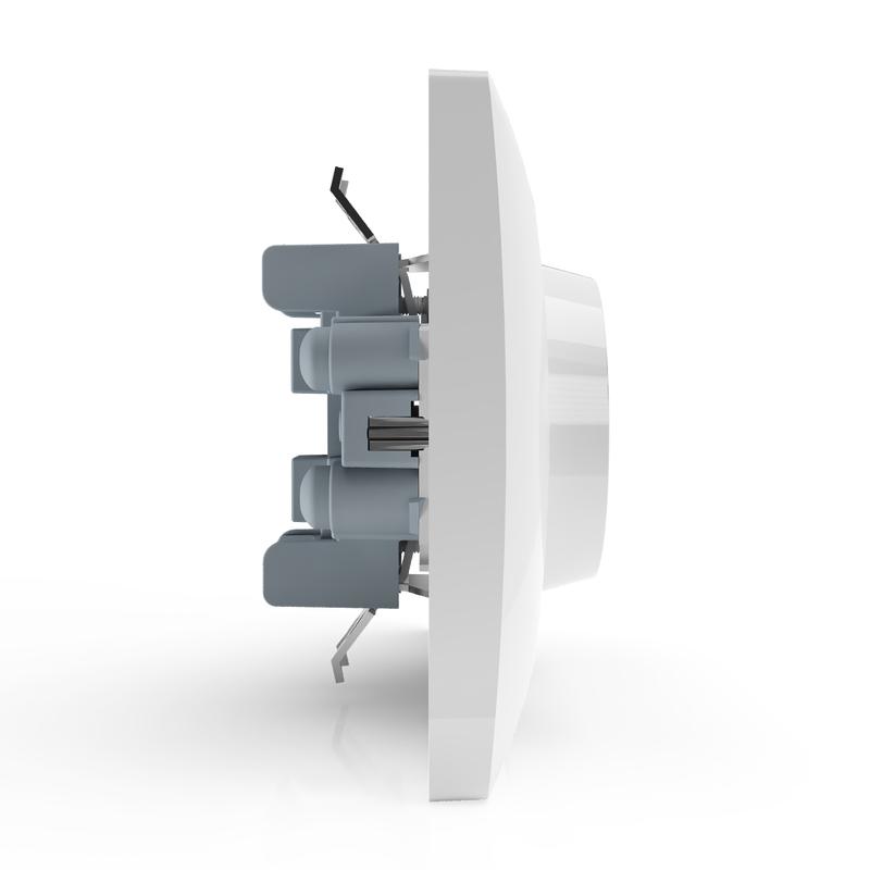 Розетка 2-м СП AVA 16А IP20 с заземл. защ. шторки в сборе бел. TOKOV LIGHT TKL-AV-R2FZSF-C01