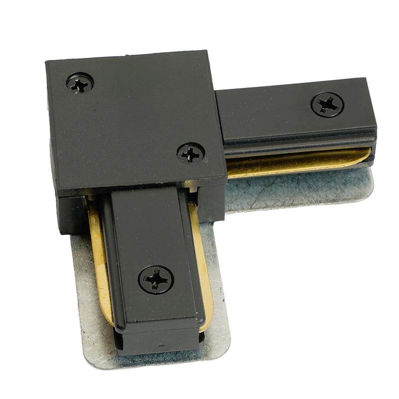 Коннектор угловой для шинопровода черн. LD1021 для CAB1007 FERON 51900