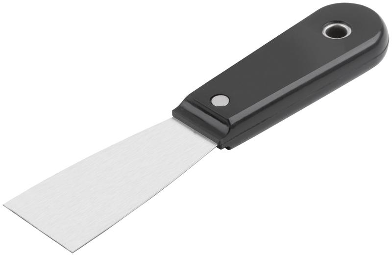 Шпатель с пластиковой ручкой полированный 1. 5дюйм (40мм) FIT 06265