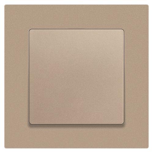 Выключатель 1-кл. СП Accent 6-101-04 10А IP20 250В AL/CU шампань Intro Б0063464