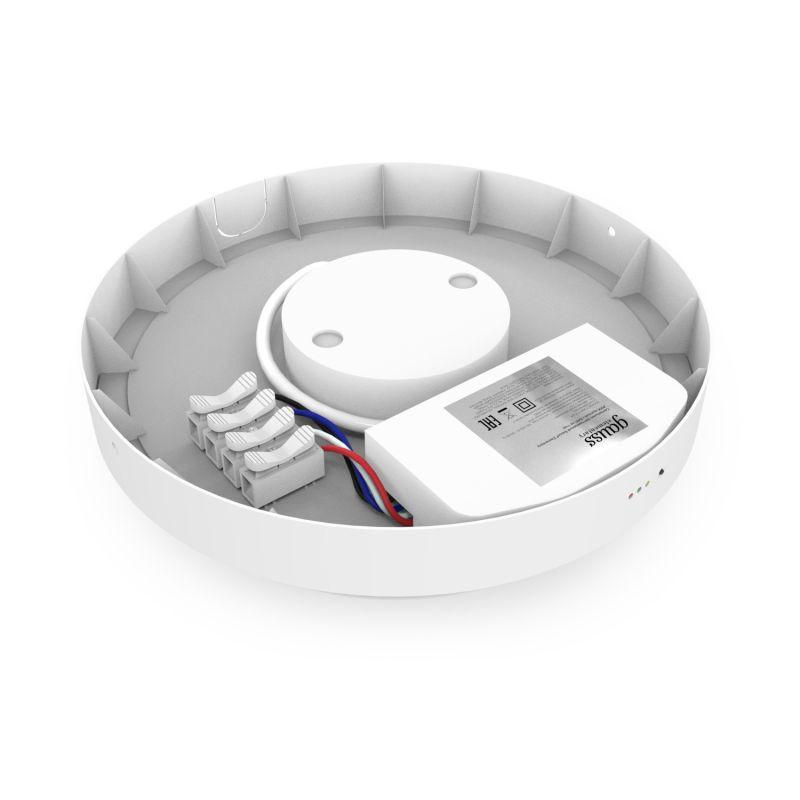 Светильник светодиодный Elementary 18Вт 4000К IP54 1620лм d205х65мм ДБП круг настенно-потолочный с БАП GAUSS 126411218A