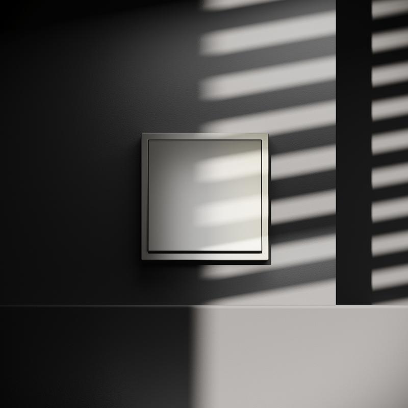 Переключатель перекрестный 1-кл. СП S70 механизм шелк Voltum VLS010504