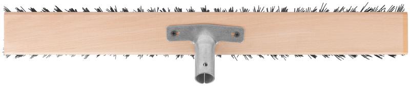 Щетка уличная Профи деревянная жесткая щетина металлическая тулейка под углом 5-ти рядная 600х65мм FIT 68058