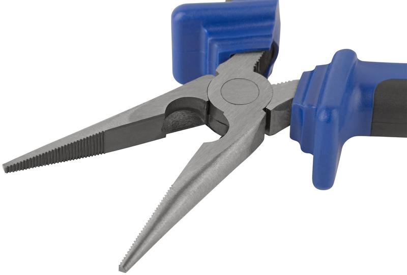 Тонконос "Один" двухцветные обрезиненные ручки полированная сталь 160мм MOS 47475М