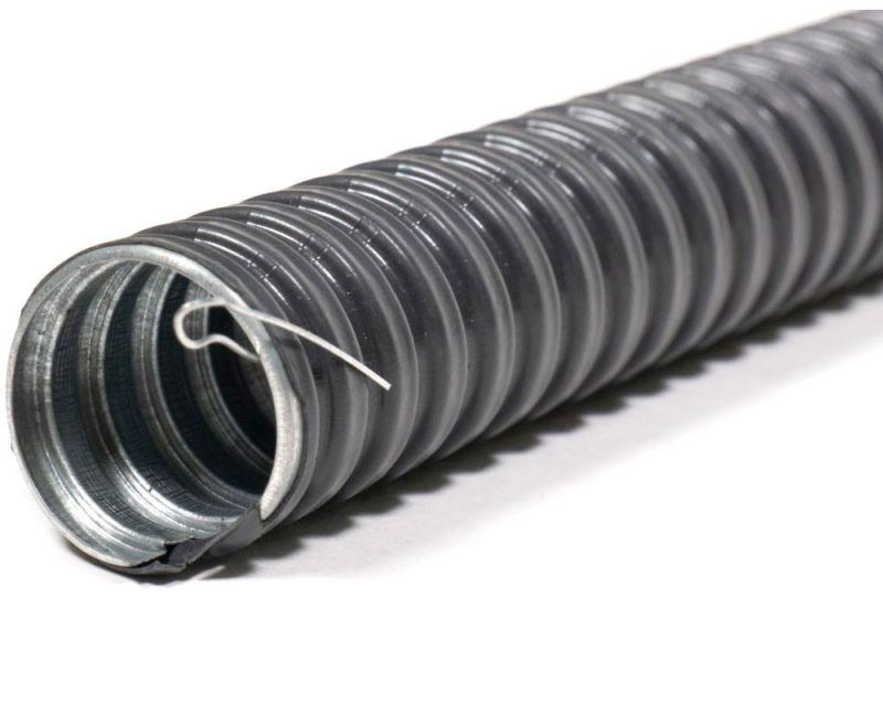Металлорукав в ПВХ изоляции МРПИ НГ Морозка 10 с протяжкой УХЛ1 (уп.50м) ГОФРОМАТИК zeta42328