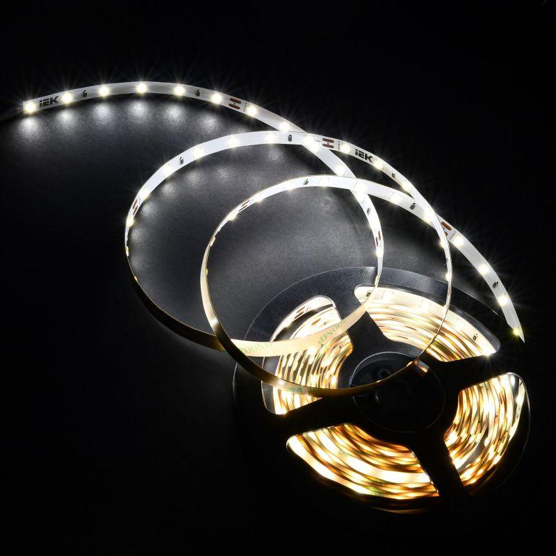 Лента светодиодная LSR-2835NW60-6-IP20-24В (уп.5м) IEK LSR6-0-060-20-1-05-1