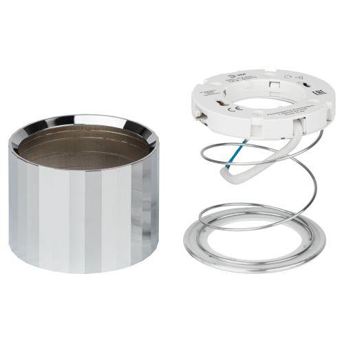 Светильник OL39 CH GX53 IP20 настенно-потолочный спот хром ЭРА Б0056390