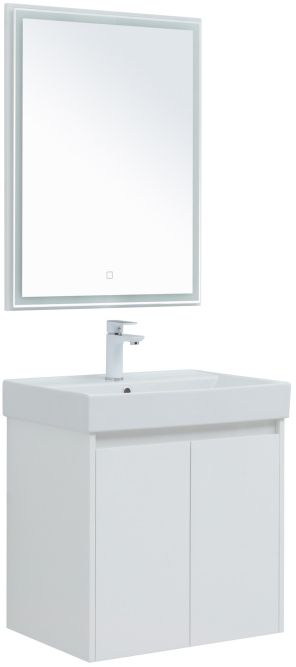 Комплект мебели Aquanet Nova Lite 60 белый глянец (2 дверцы)
