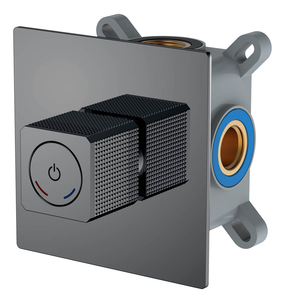 Смеситель автоматический для раковины QUAD Gun Metal