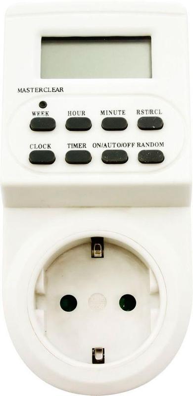 Розетка с таймером (недельная) 3500Вт/16А 230В TM22 FERON 23205
