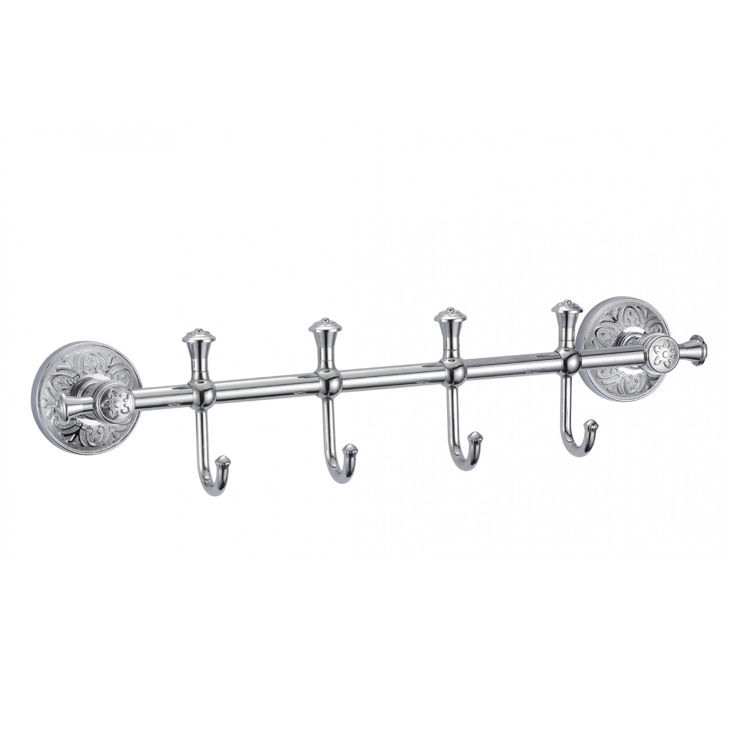 Планка с крючками Savol S-005874A, хром