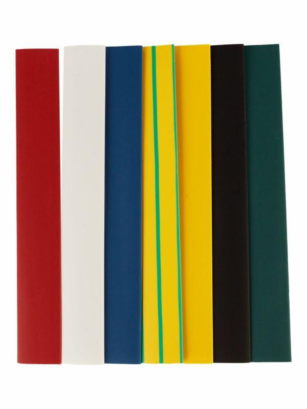 Набор трубок термоусадочных нг-LS 8/4 100мм 7 цветов по 3шт IEK UDR10-008-004-021-S