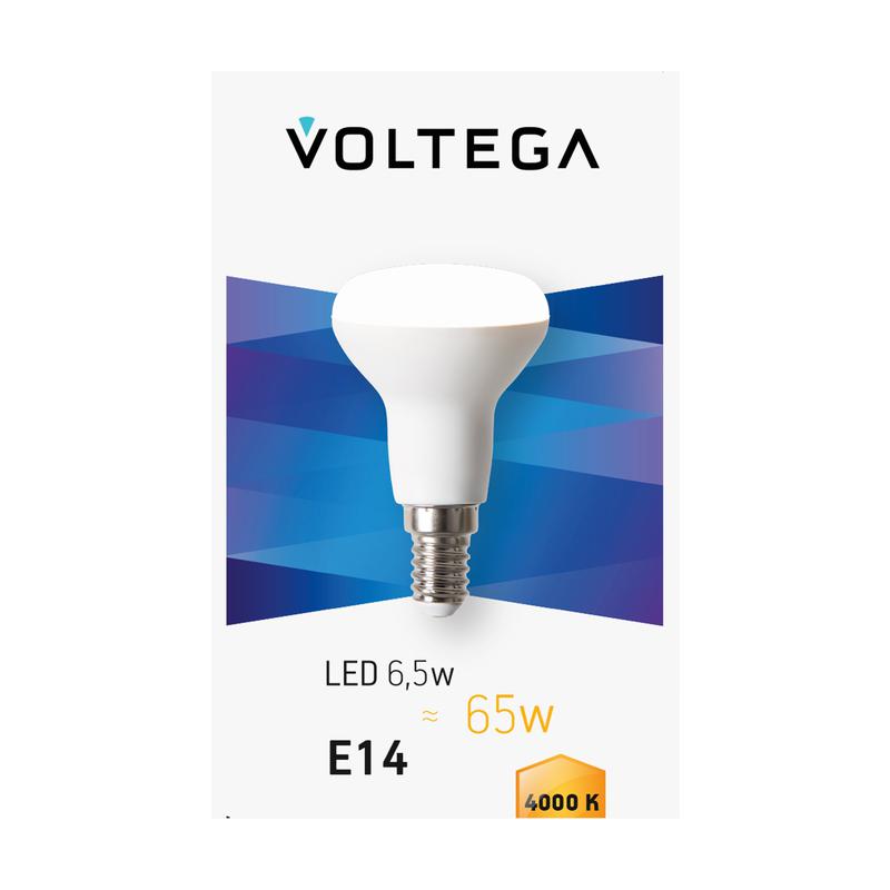 Лампа светодиодная R50 E14 6.5Вт 4000К E14 IP20 Voltega 8585
