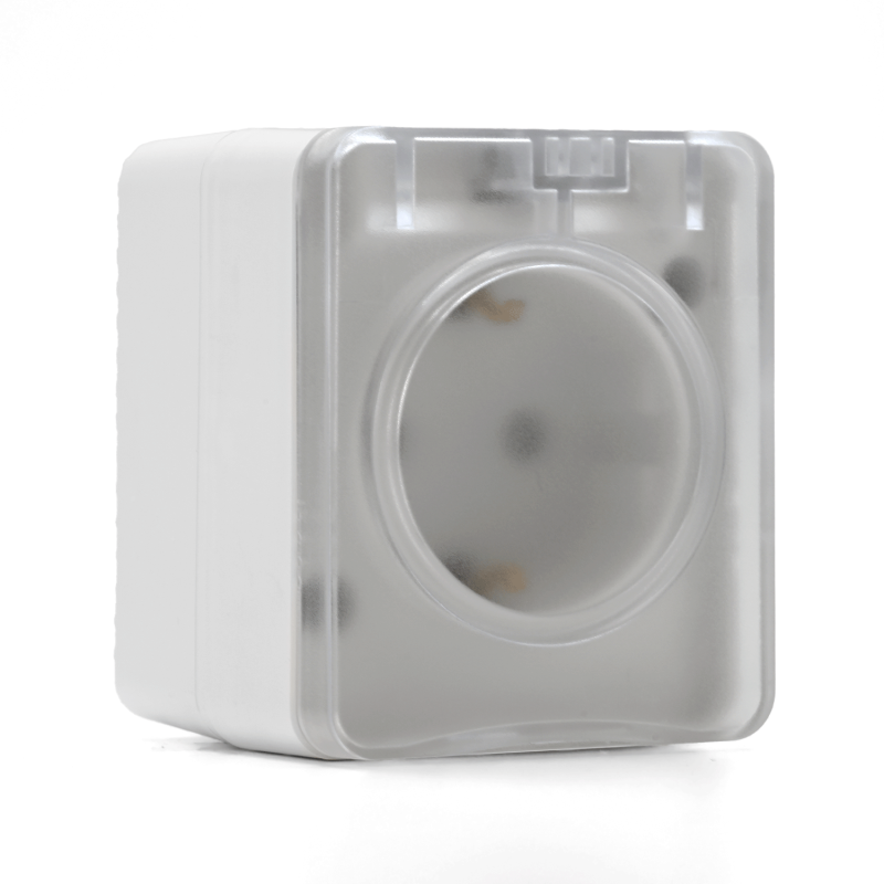 Розетка 1-м ОП AtlasDesign PROFI 16А IP54 250В заземл. защ. шторки бел. SE ATN540145