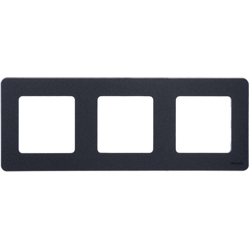 Рамка 3-м Inspiria антрацит IEK 673953