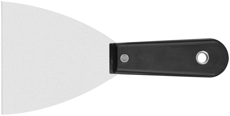 Шпатель с пластиковой ручкой полированный 4дюйм (100мм) FIT 06290