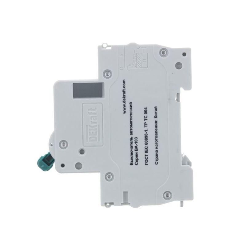 Выключатель автоматический модульный 2п C 20А 6кА ВА-103 DEKraft 12290DEK