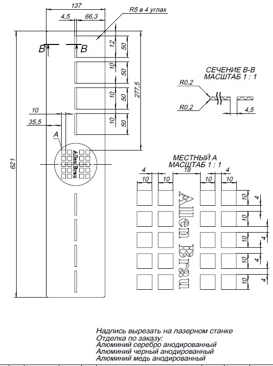 Накладка для сифона Allen Brau Infinity 8.210N3-BA серебро браш