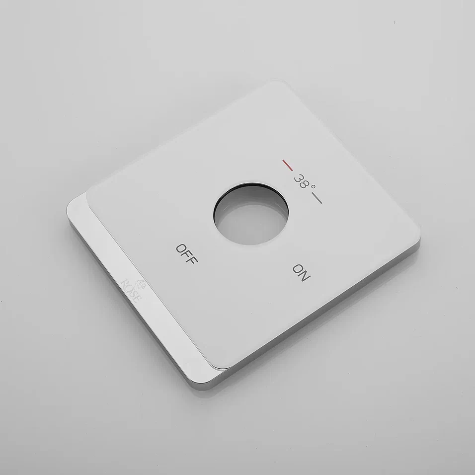 Гигиенический душ с термостатом Rose R105C, белый/хром