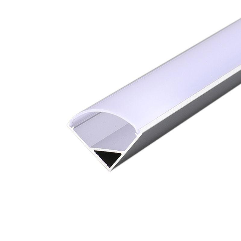 Комплект углового алюм. профиля с рассеивателем 16х16мм 1м Rexant 146-402-1